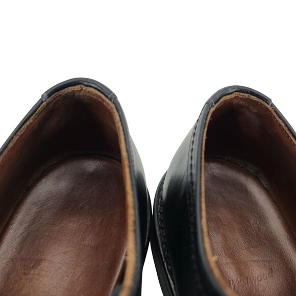 Allen Edmonds Westwood Mens size 10 Black Leather Dress Shoes Captoe Oxfords USA - Picture 13 of 13